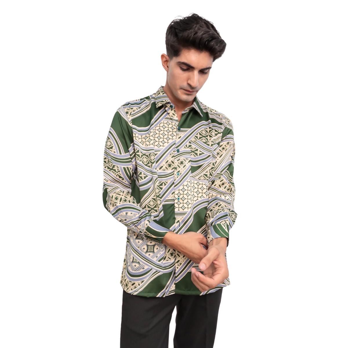 Rosita Kemeja Batik Lelaki Lengan Panjang