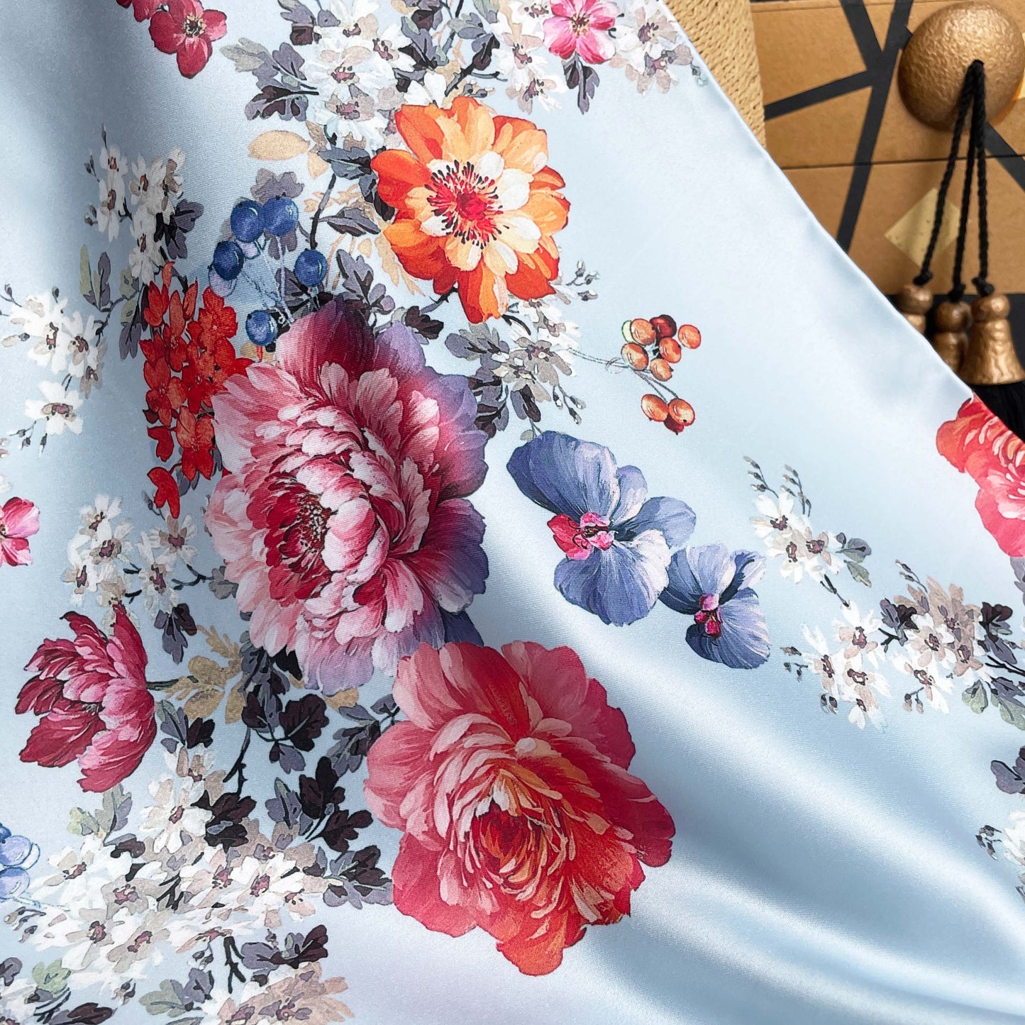 KAMDAR YOLANDA ITALIAN DIGITAL SATIN SERIES 2 READYSTOCK OPEN METER, Kain Satin, Kain batik viral murah, Kain Pasang Raya 2024, Kain Songket Raya 2024, Kain Printed