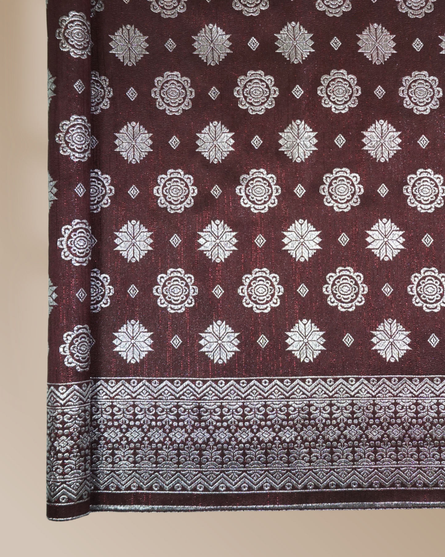 Kencana Timur Metallic Songket 44"