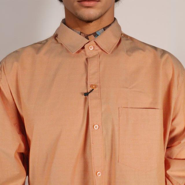 KAMDAR Mens Long Sleeve Stripe Printed Shirt Mix Color Trendy Wear 2024