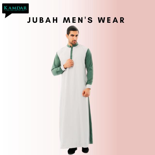 Juma'art Color Block Long Men Jubah