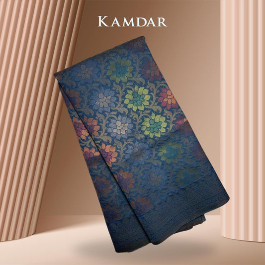 Floral Garden Metallic Songket 44"