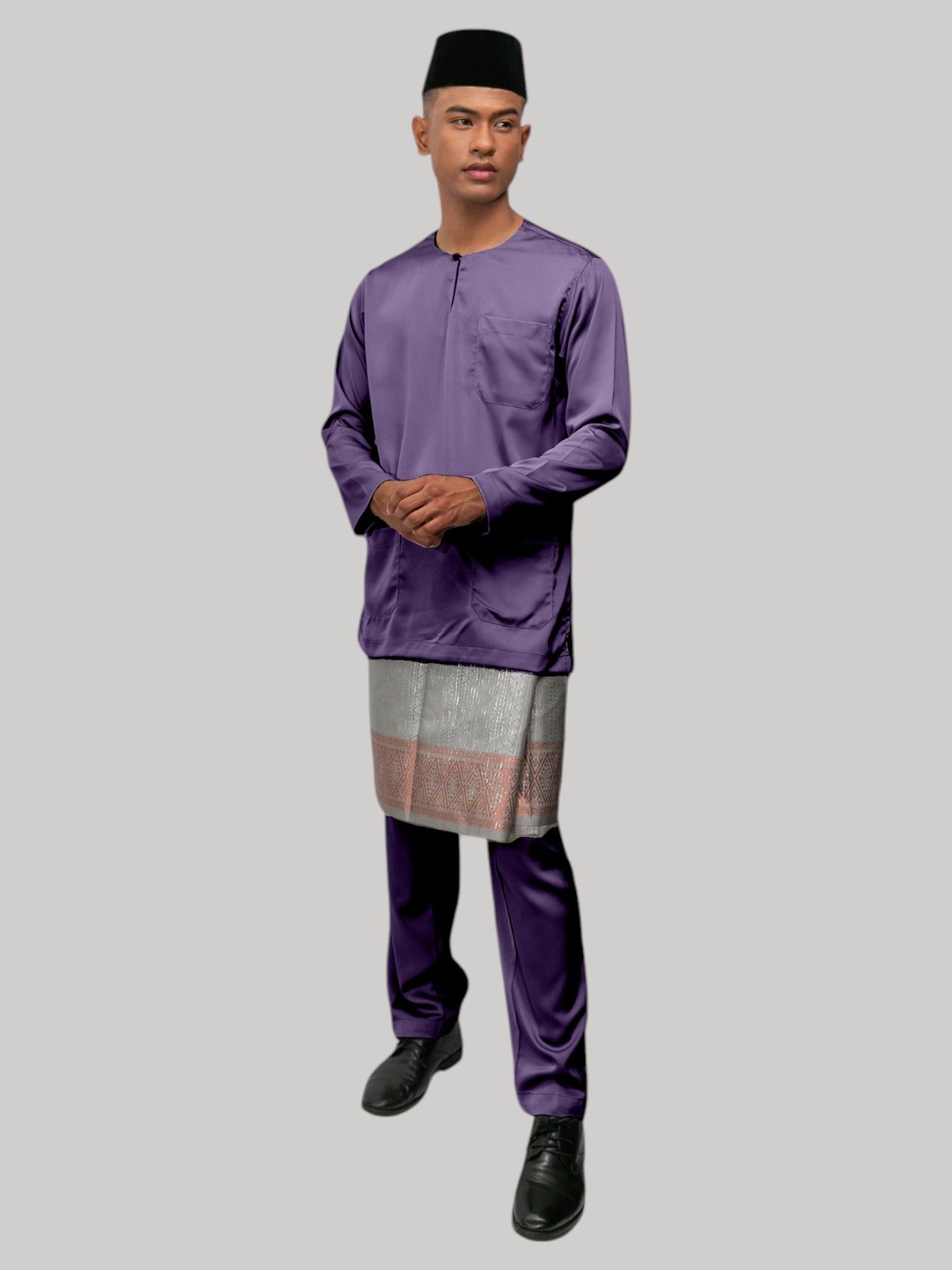 Aryan Teluk Belanga Fit - Ungu Anggun Baju Melayu