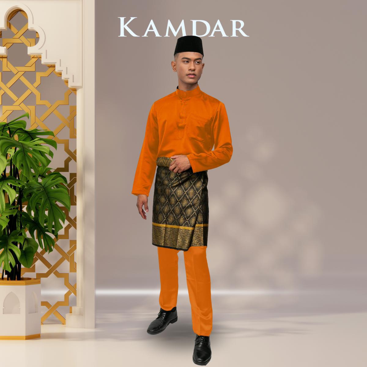 Baricco Baju Melayu Brick Orange Ayah & Anak