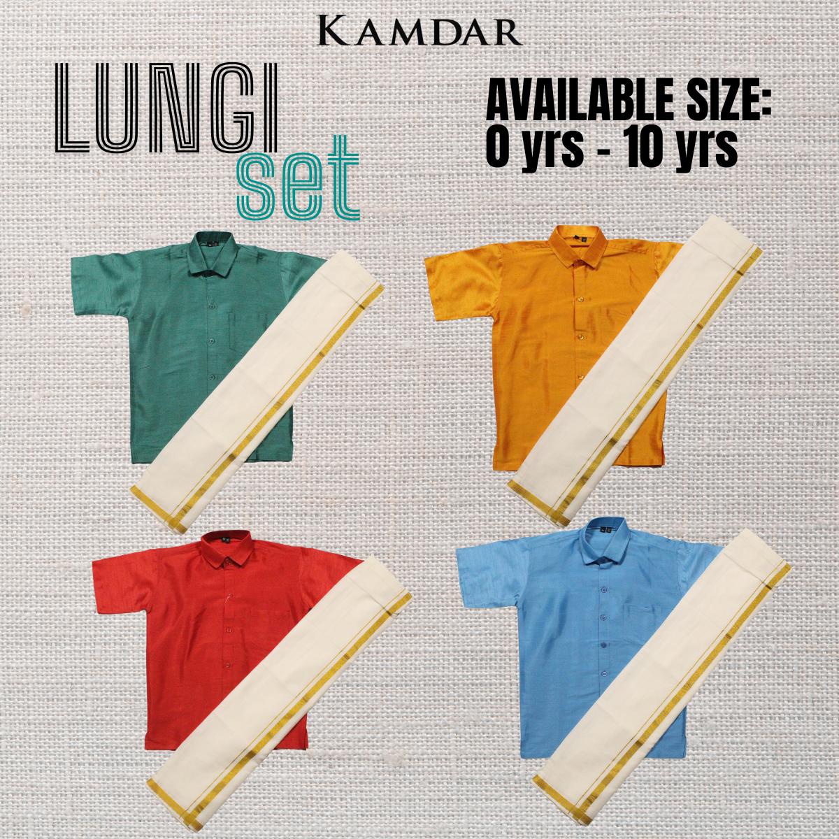 Boys Lungi Set