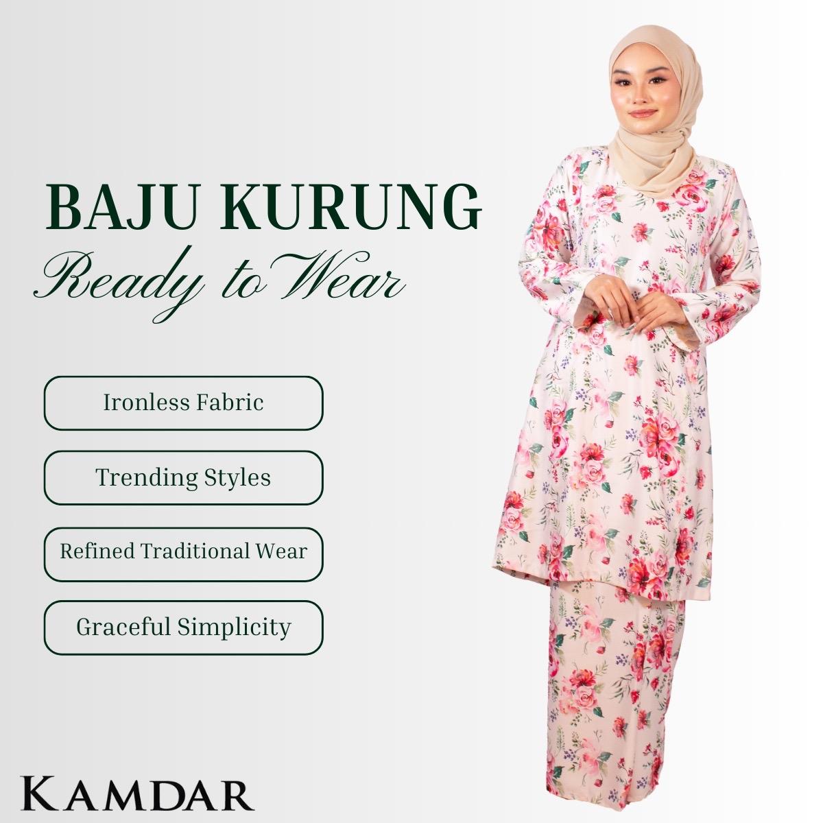 Sofea Printed Floral Kurung Riau