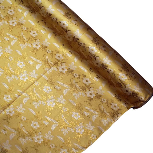 Daisy Floral Metalic Jacquard 44'' Corak Satin Eksklusif