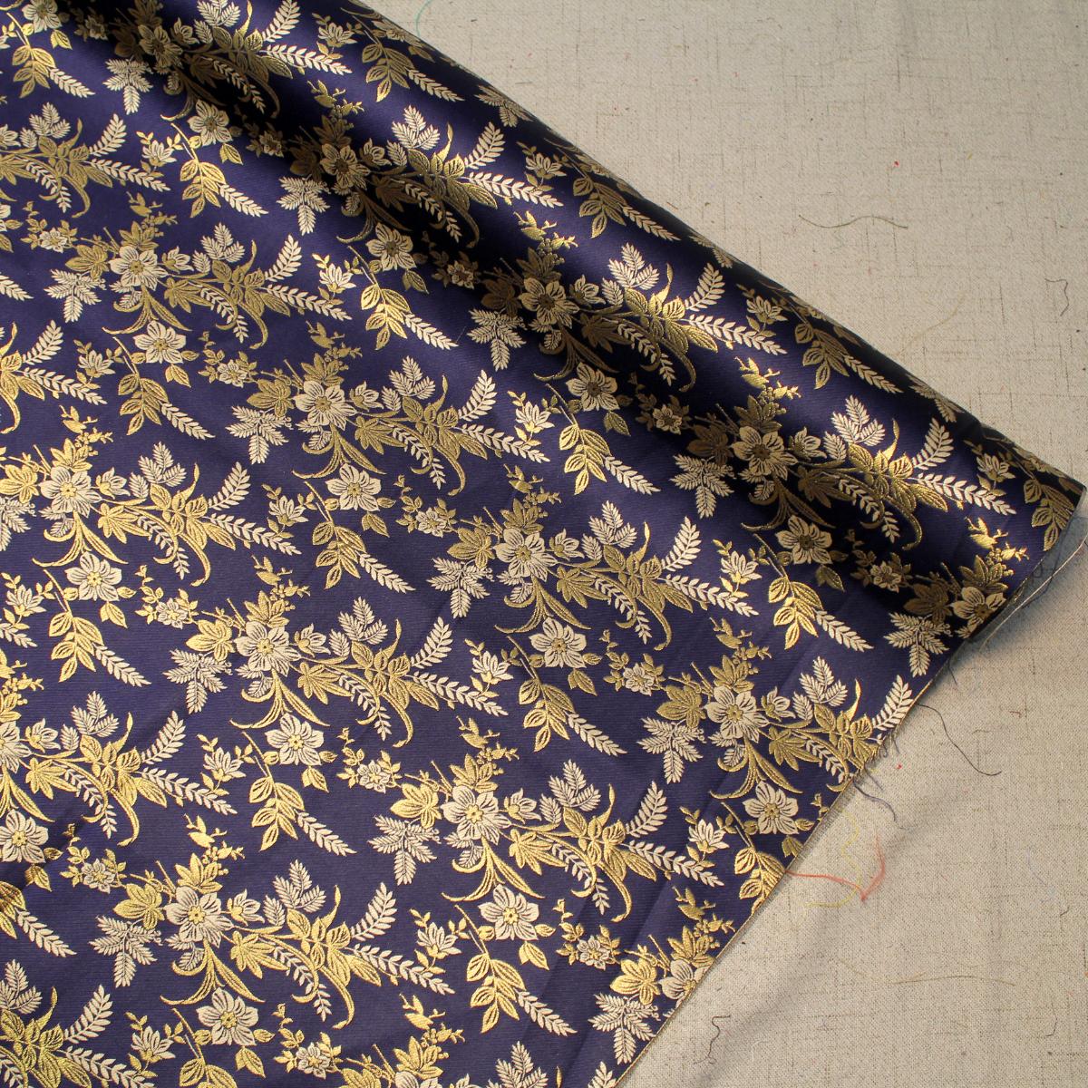 Daisy Floral Metalic Jacquard 44'' Corak Satin Eksklusif