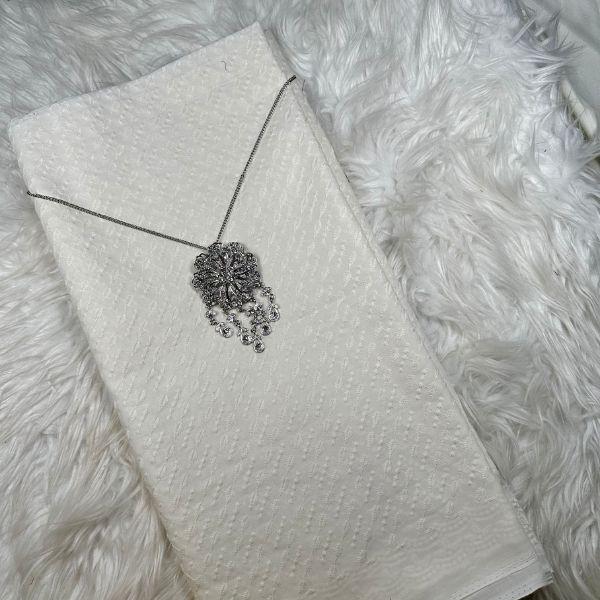 Chikan Cotton Embroidery 58"