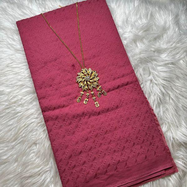 Chikan Cotton Embroidery 58"