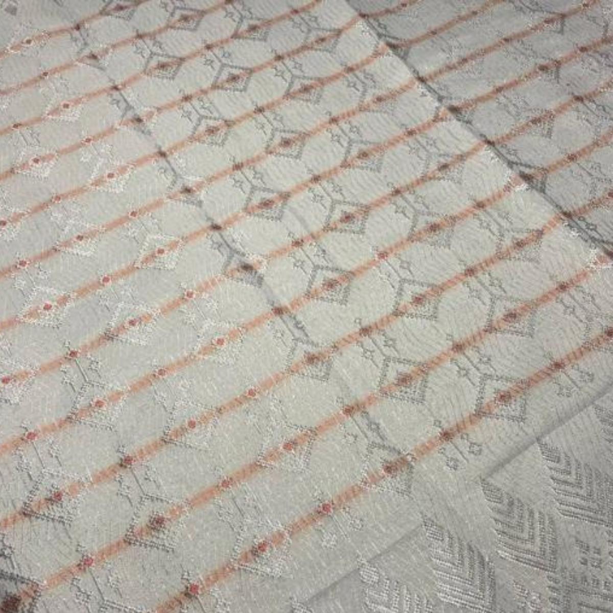 Berlian Perak Metallic Songket 44"