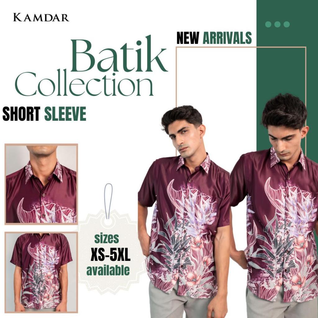 Batik Print Short Sleeve Men