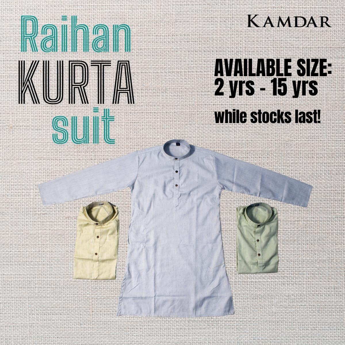 Raihan Kids Kurta Set with Pants
