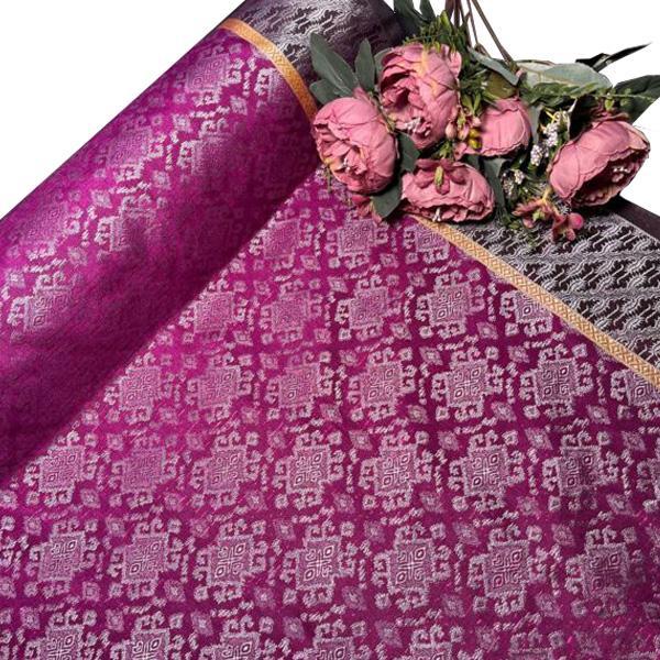 Jari WT Yellow Metallic Songket 44"