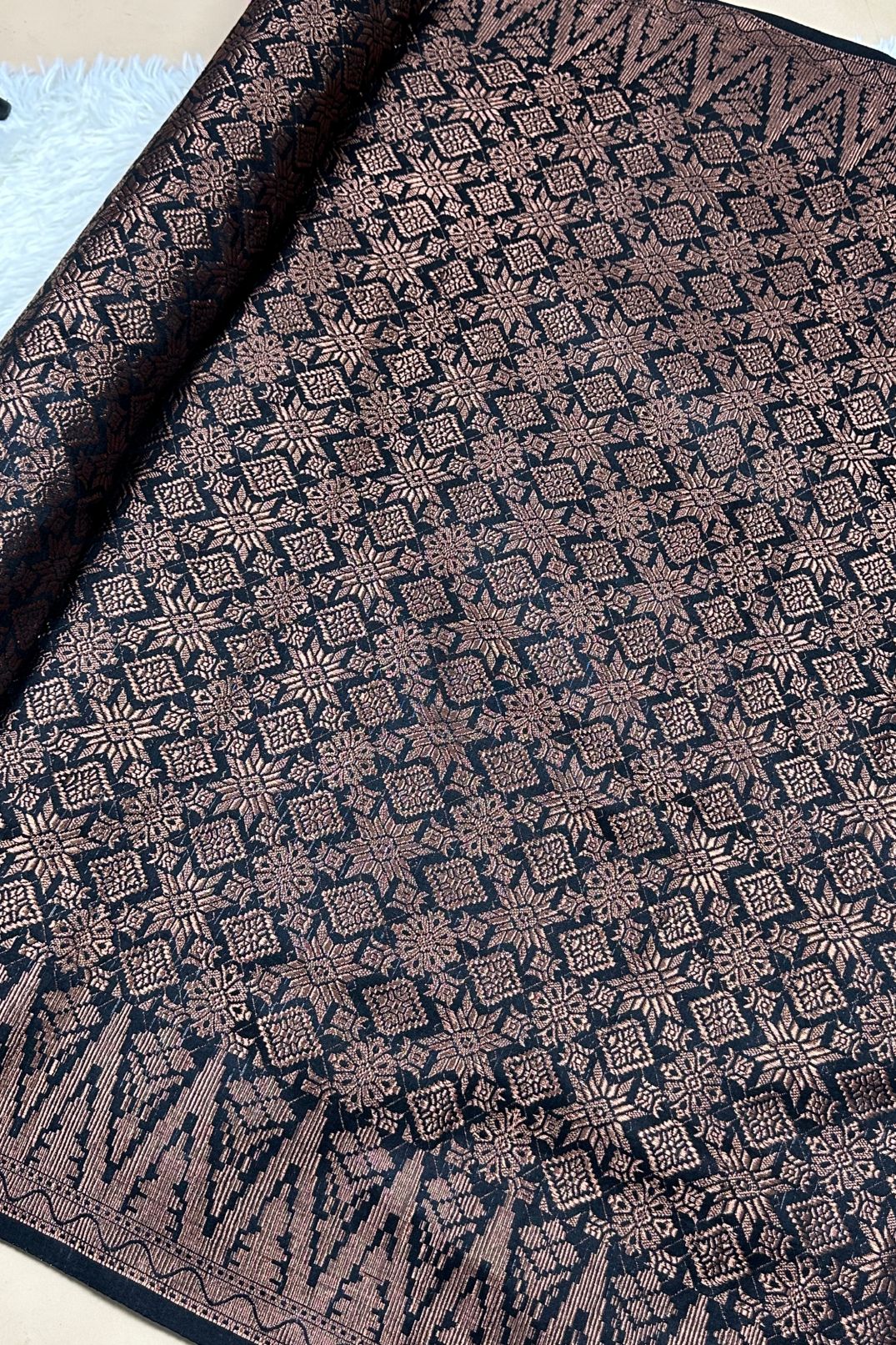 KAIN SONGKET METALLIC SERI ANGGUN BIDANG 44'' METER TERBUKA