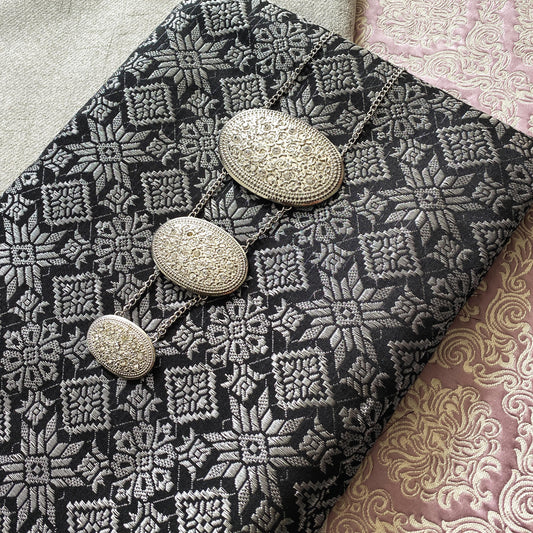 Seri Anggun Metallic Songket 44"