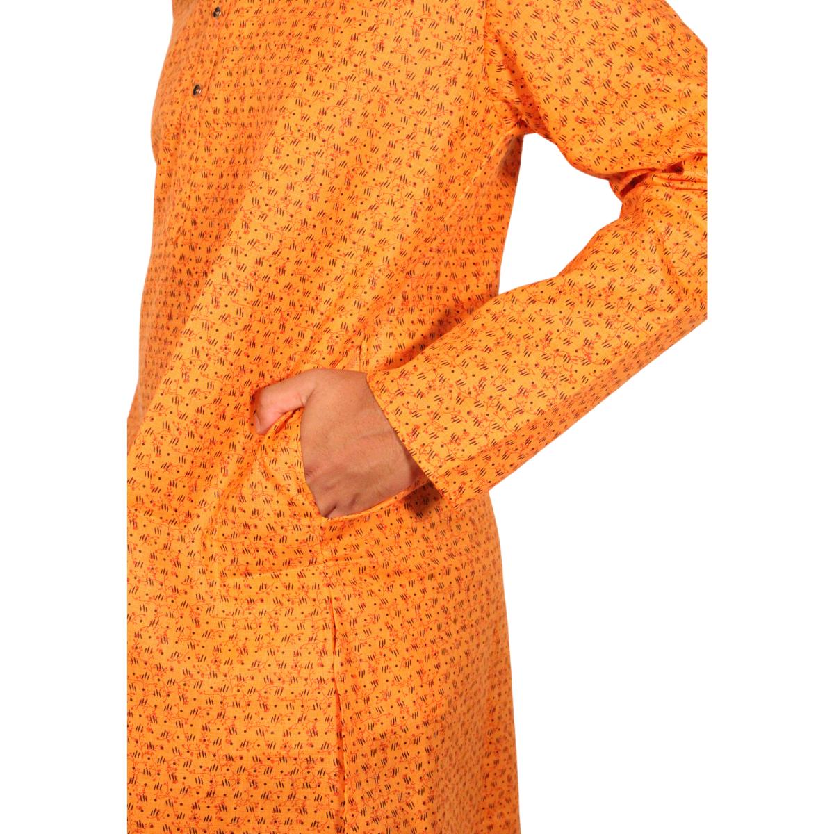 Fine Floral Men's Kurta