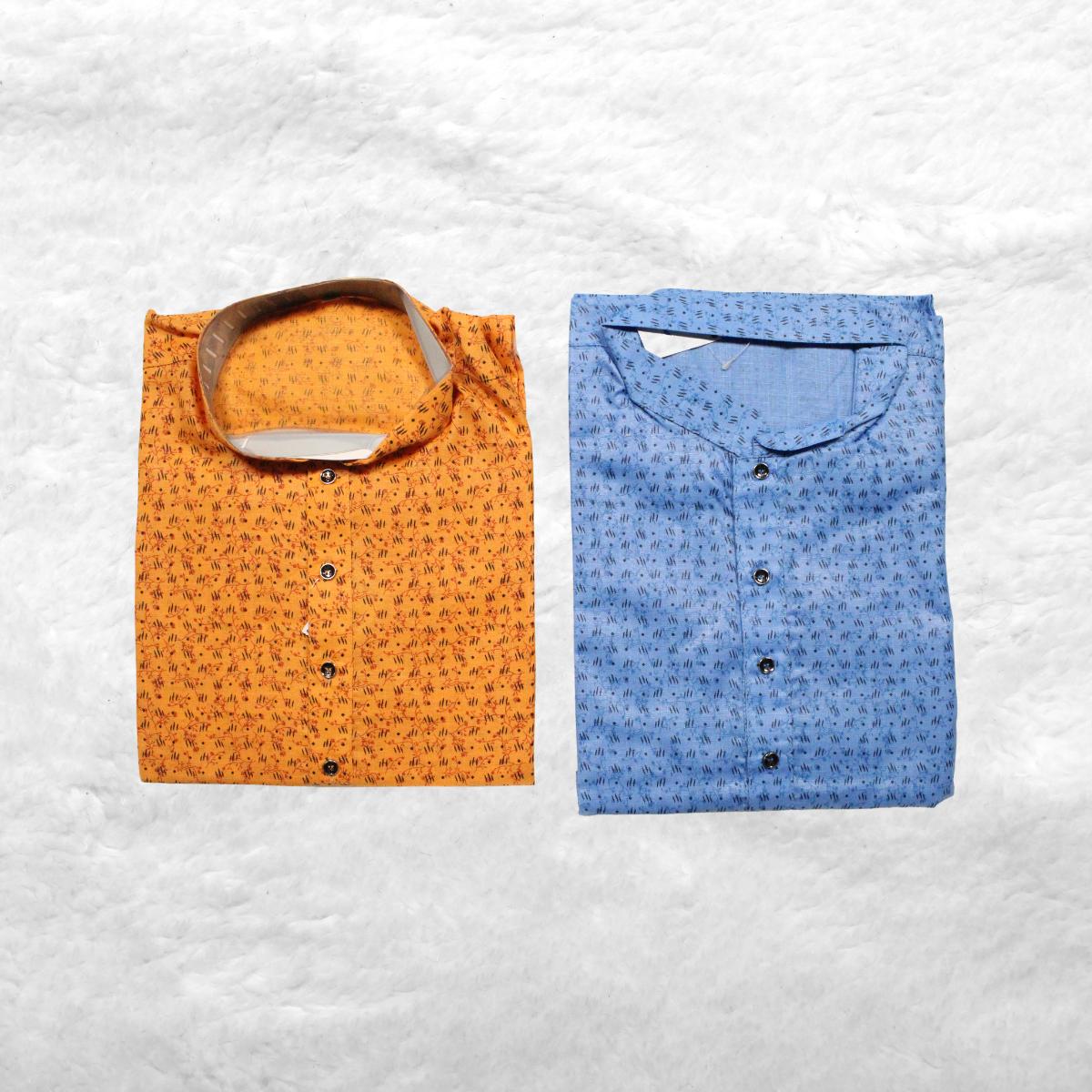 Fine Floral Men's Kurta