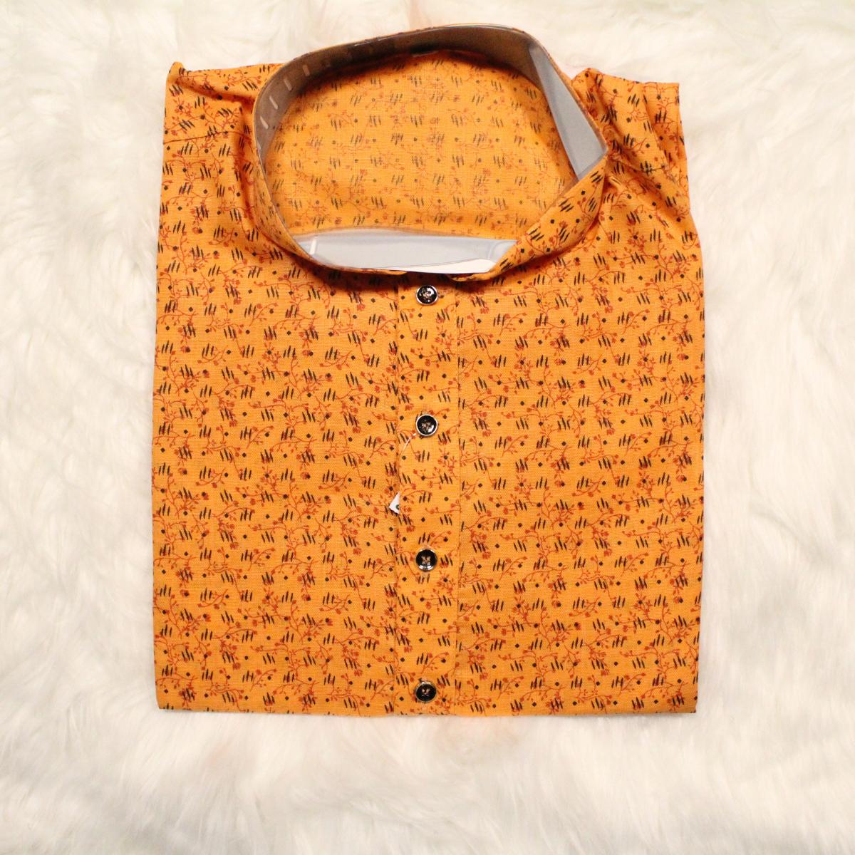 Fine Floral Men's Kurta