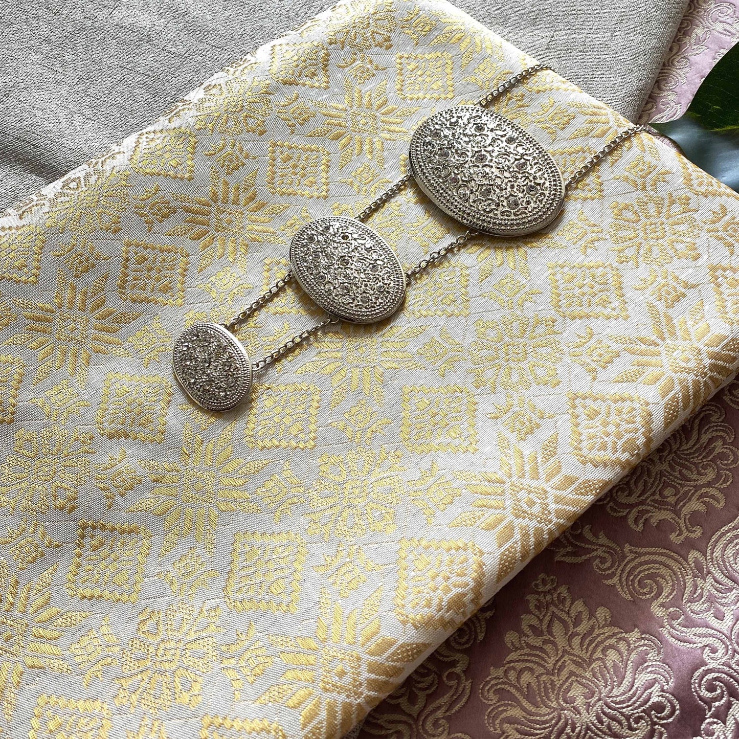KAIN SONGKET METALLIC SERI ANGGUN BIDANG 44'' METER TERBUKA