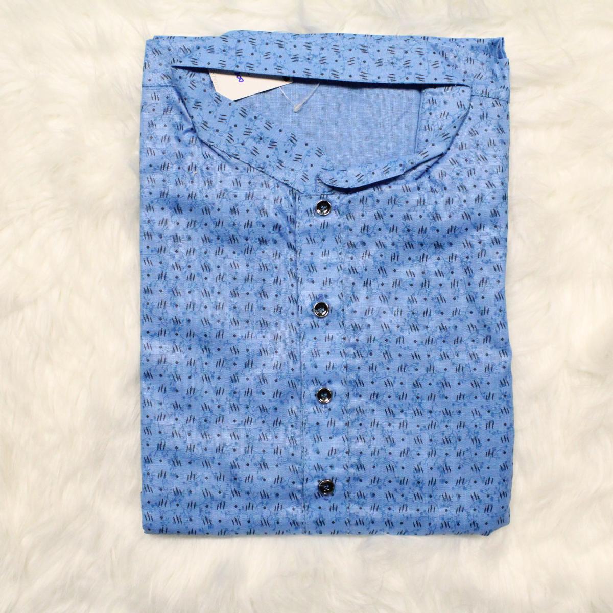 Fine Floral Men's Kurta