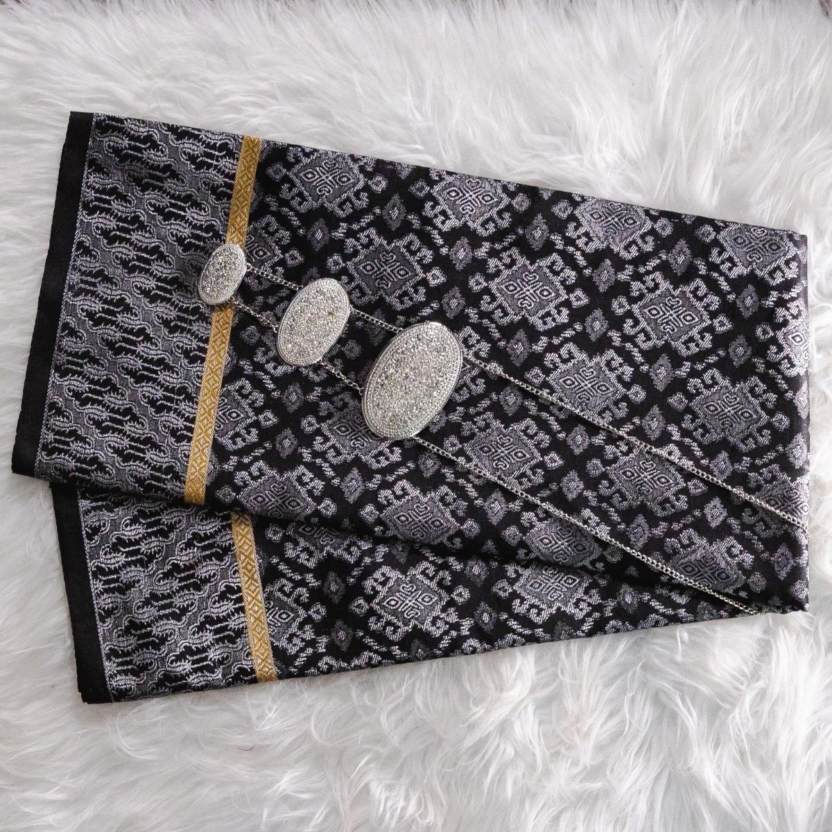 Jari WT Yellow Metallic Songket 44"