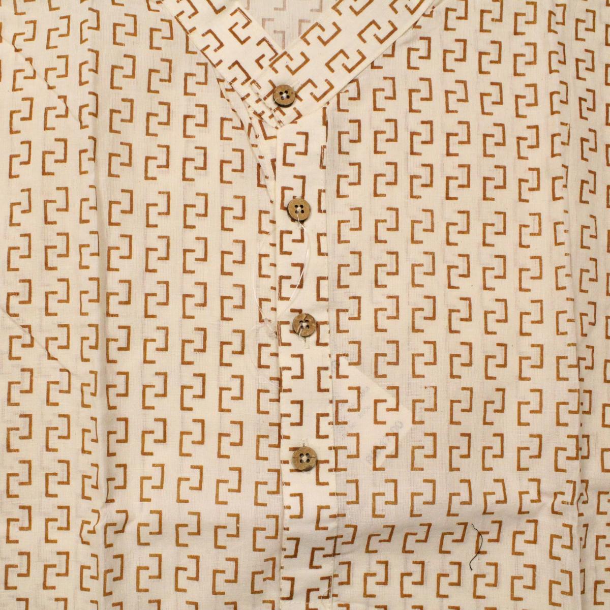 Abstract Print Men's Kurta