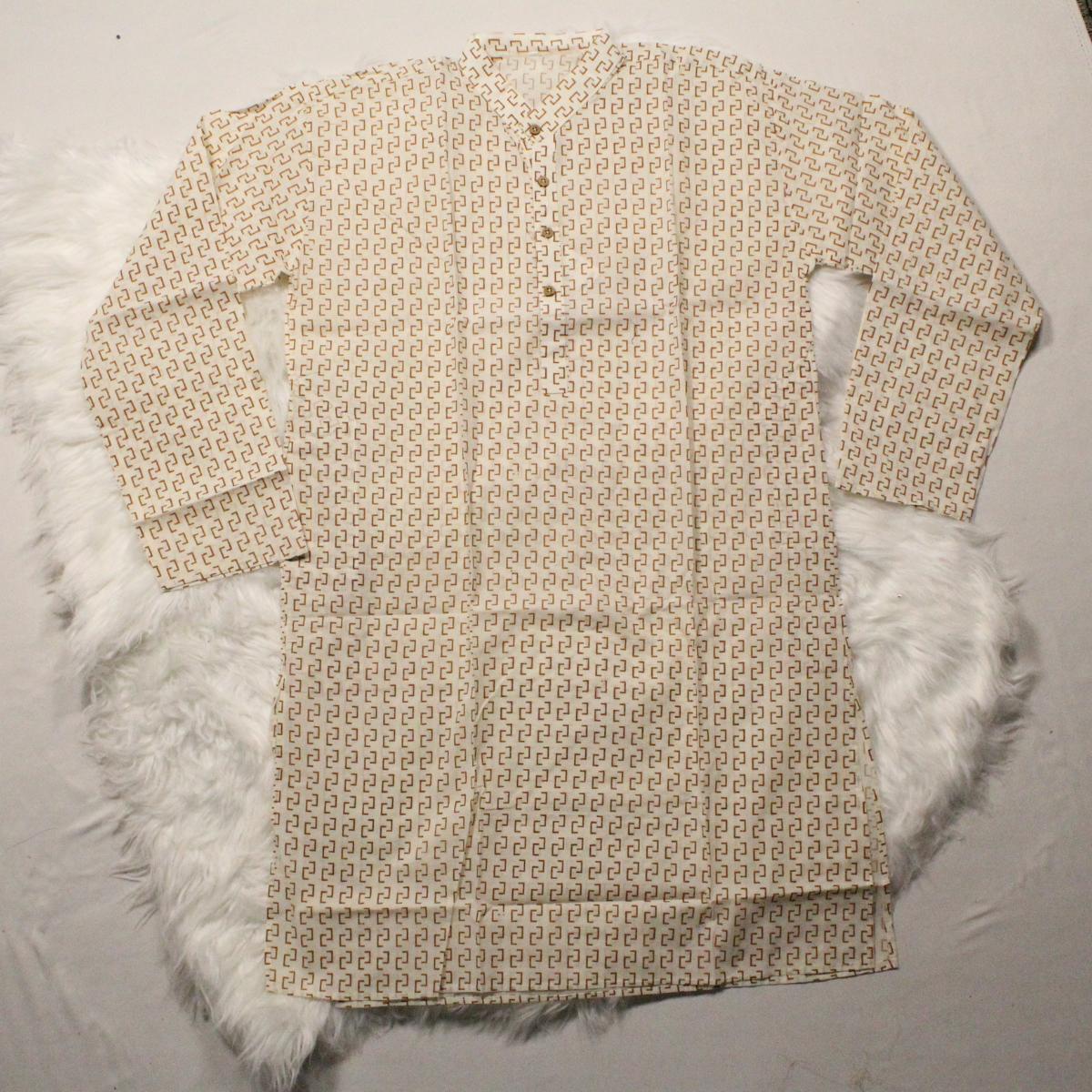 Abstract Print Men's Kurta