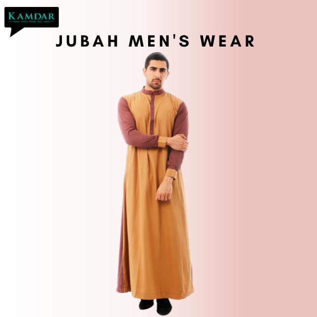 Juma'art Color Block Long Men Jubah