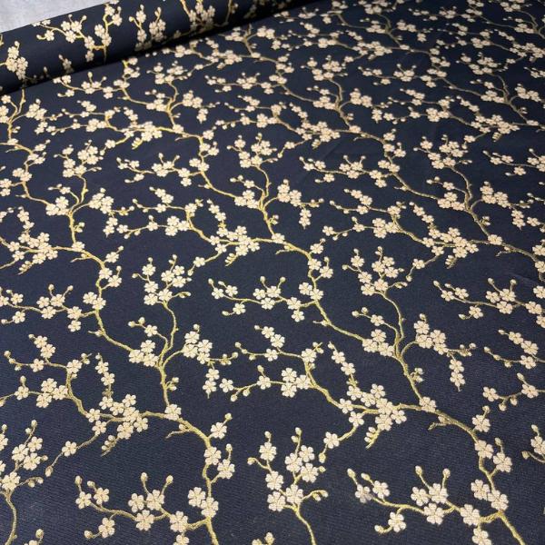 FLORAL JACQUARD SATIN 1.0 44" METER TERBUKA