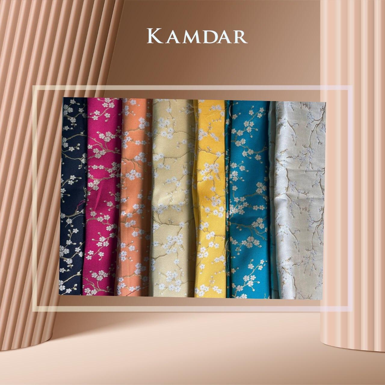 FLORAL JACQUARD SATIN 1.0 44" METER TERBUKA