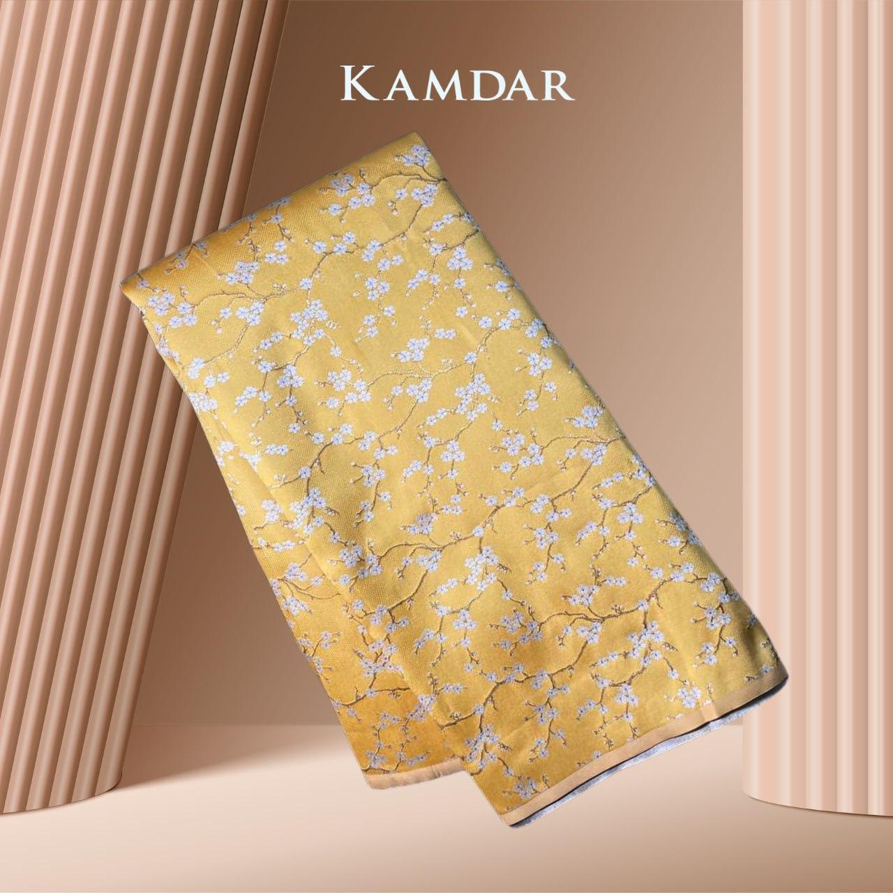 FLORAL JACQUARD SATIN 1.0 44" METER TERBUKA