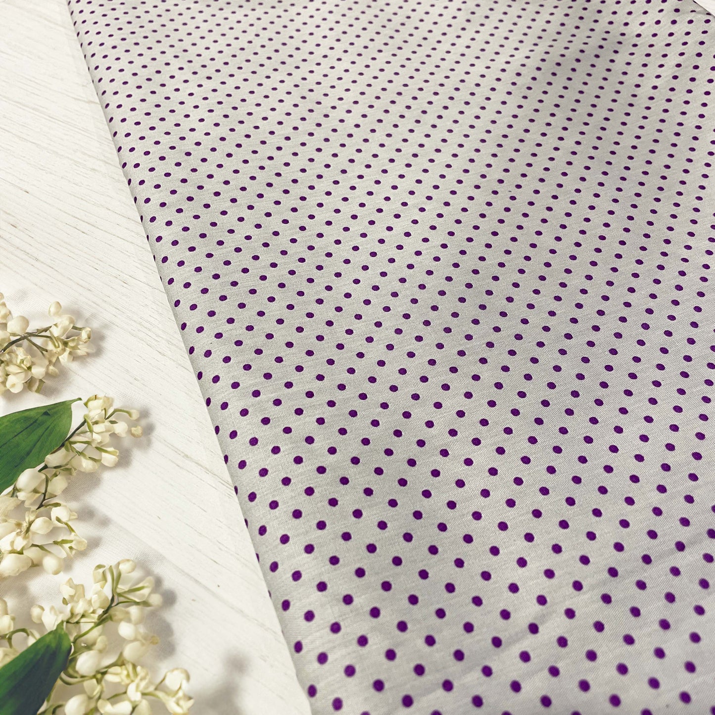 Poplin U Dots Cotton 44"
