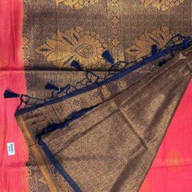 Softy Copper Devi with Tassels Saree