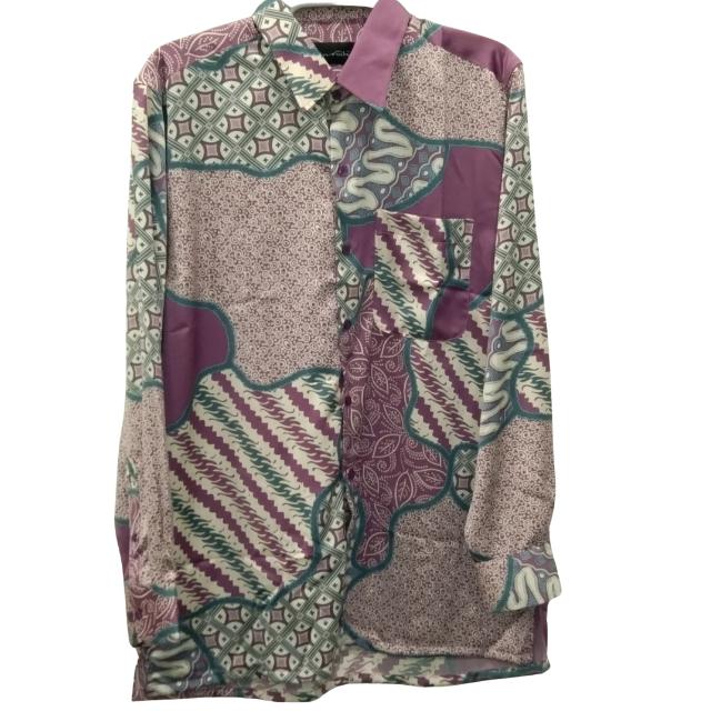 Men Batik Long Sleeve Shirt