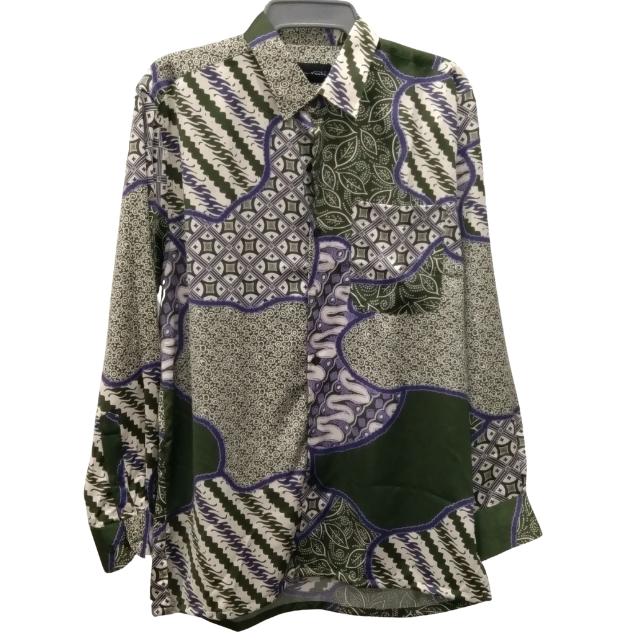 Men Batik Long Sleeve Shirt