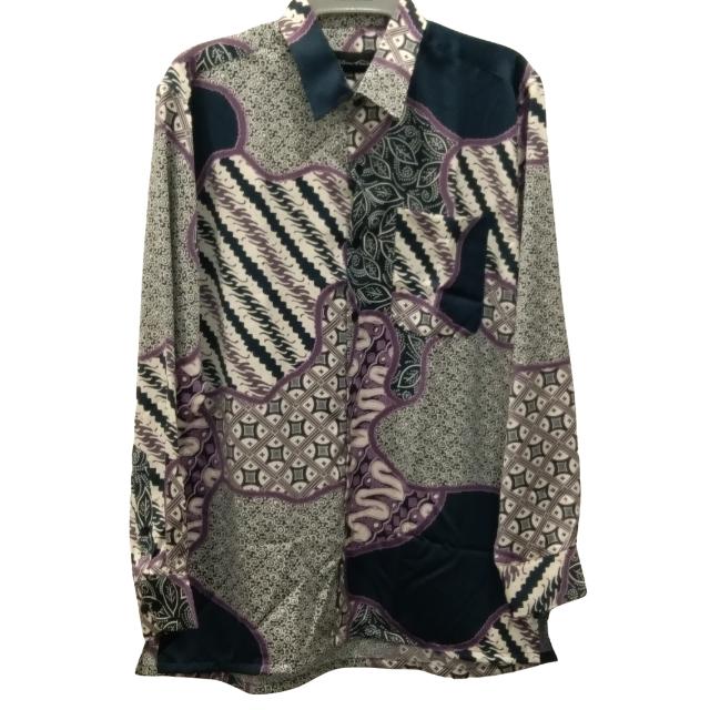 Men Batik Long Sleeve Shirt