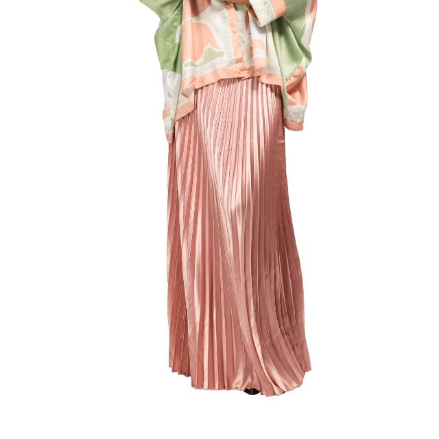Pleated Long Skirt