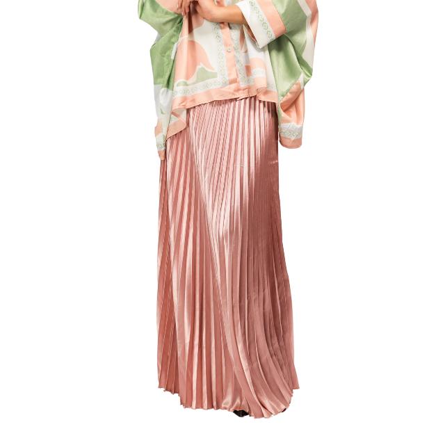 Pleated Long Skirt