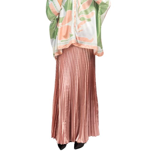 Pleated Long Skirt
