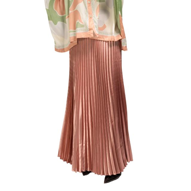 Pleated Long Skirt