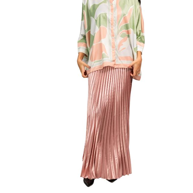 Pleated Long Skirt