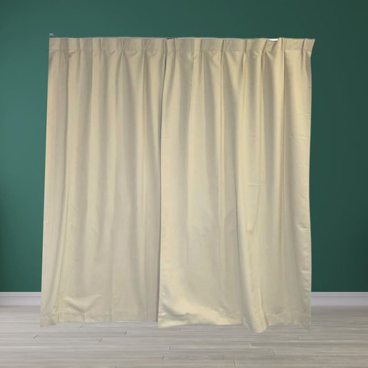 French Pleat Curtain Embossed Dimout