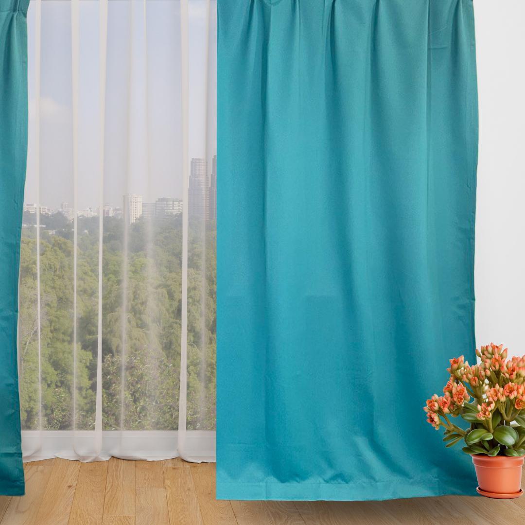 French Pleat Curtain Embossed Dimout