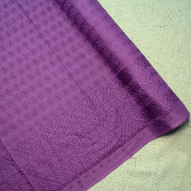 Eye Flower Cotton Embroidery 44"