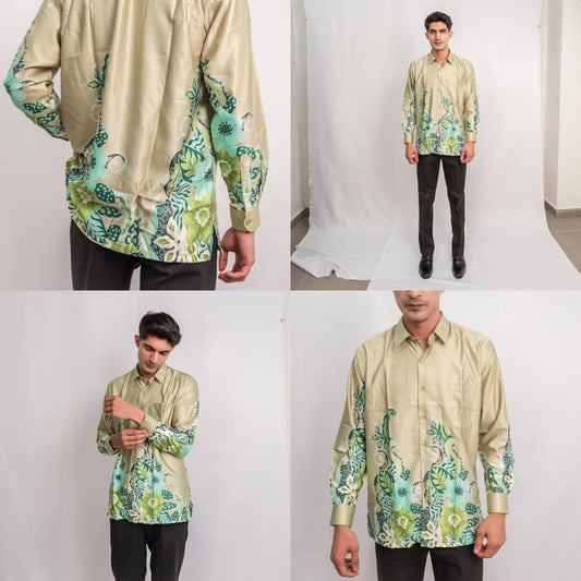 Morina Baju Batik Satin