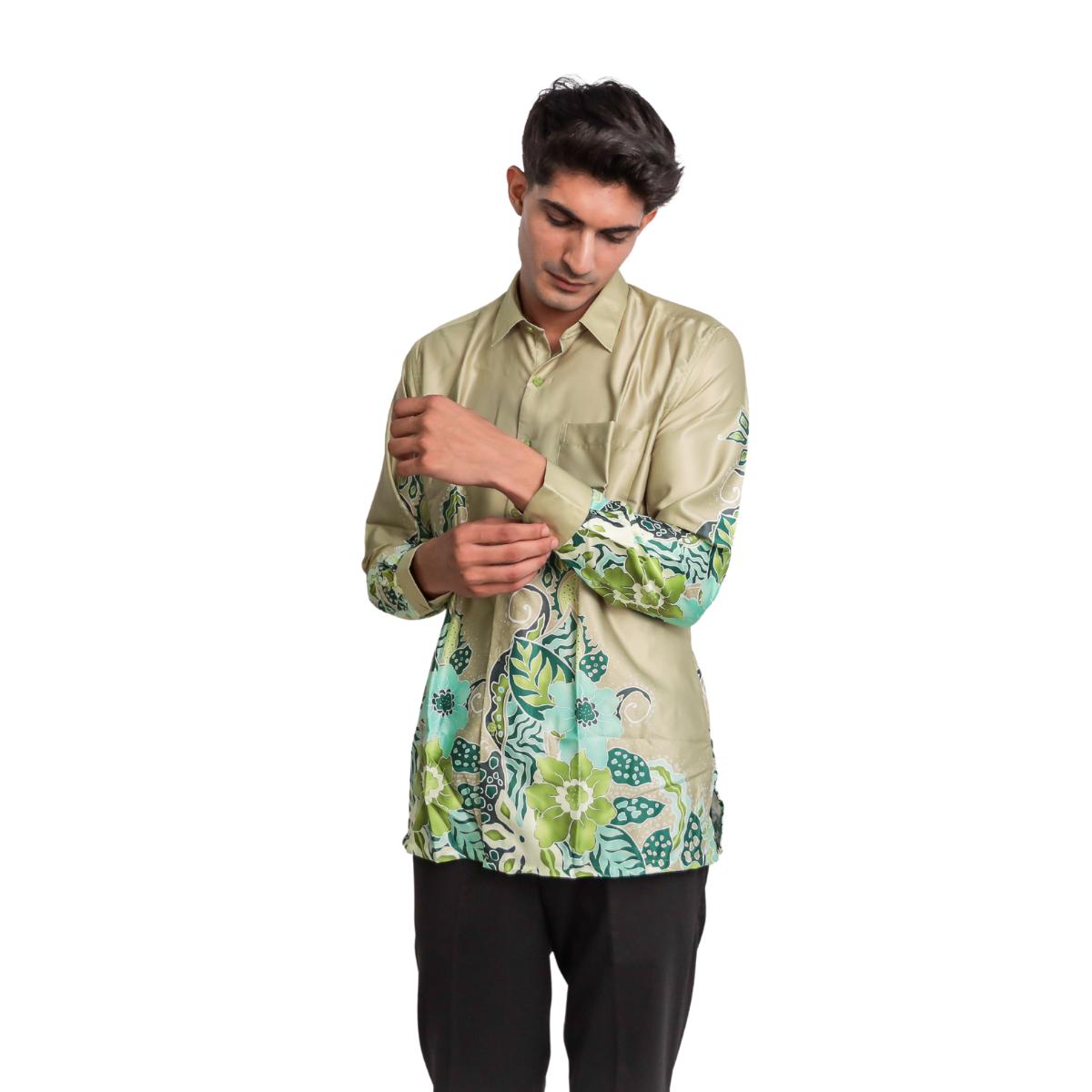 Morina Baju Batik Satin