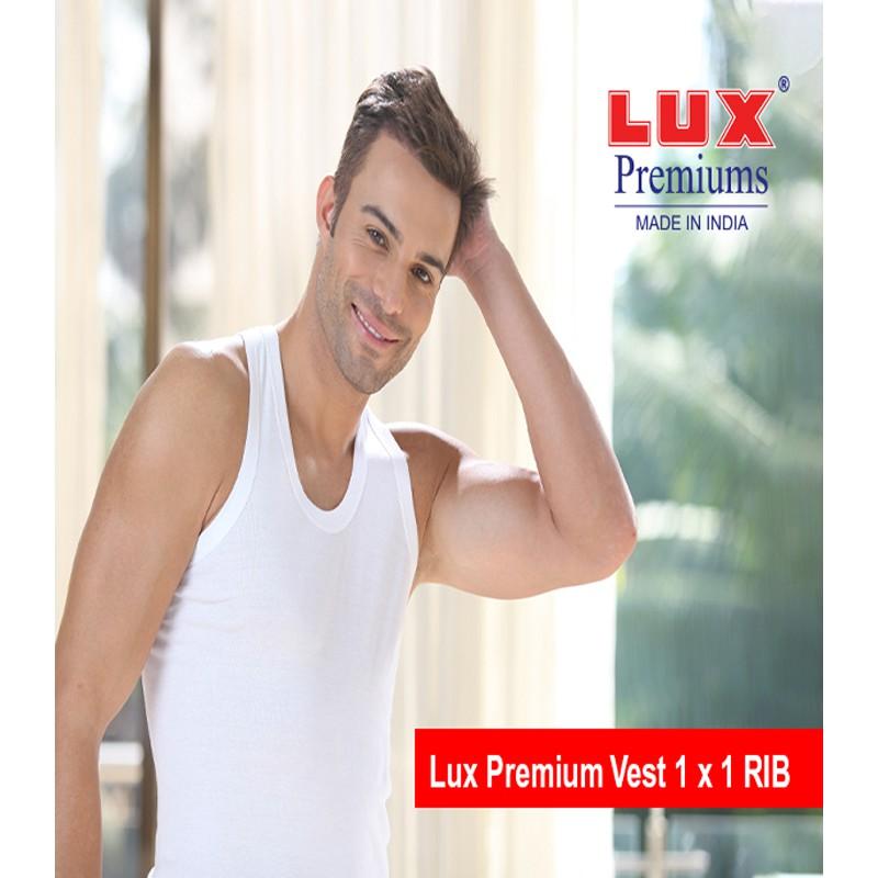 Lux Cozi Men Innerwear Vest White 1pc/Pack