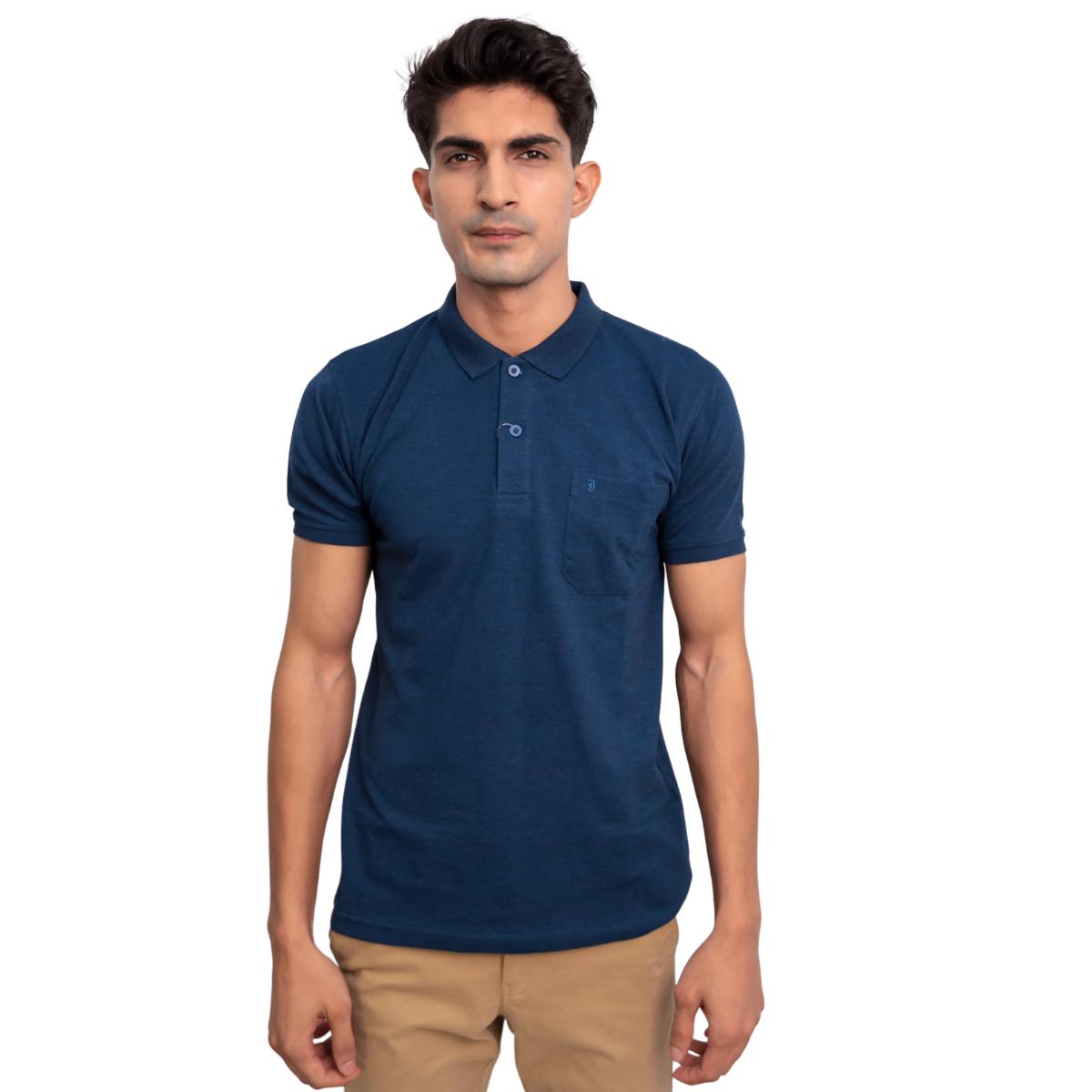 Men Plain Polo T-Shirt