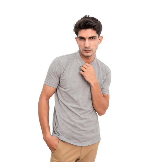 Men Plain Polo T-Shirt